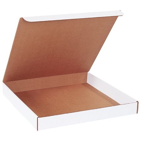 Box Packaging Corrugated Literature Mailers, 16L x 16W x 2H, White, PK50 ML16162